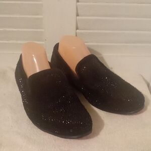 MONETTE Black Label Shimmering Loafers